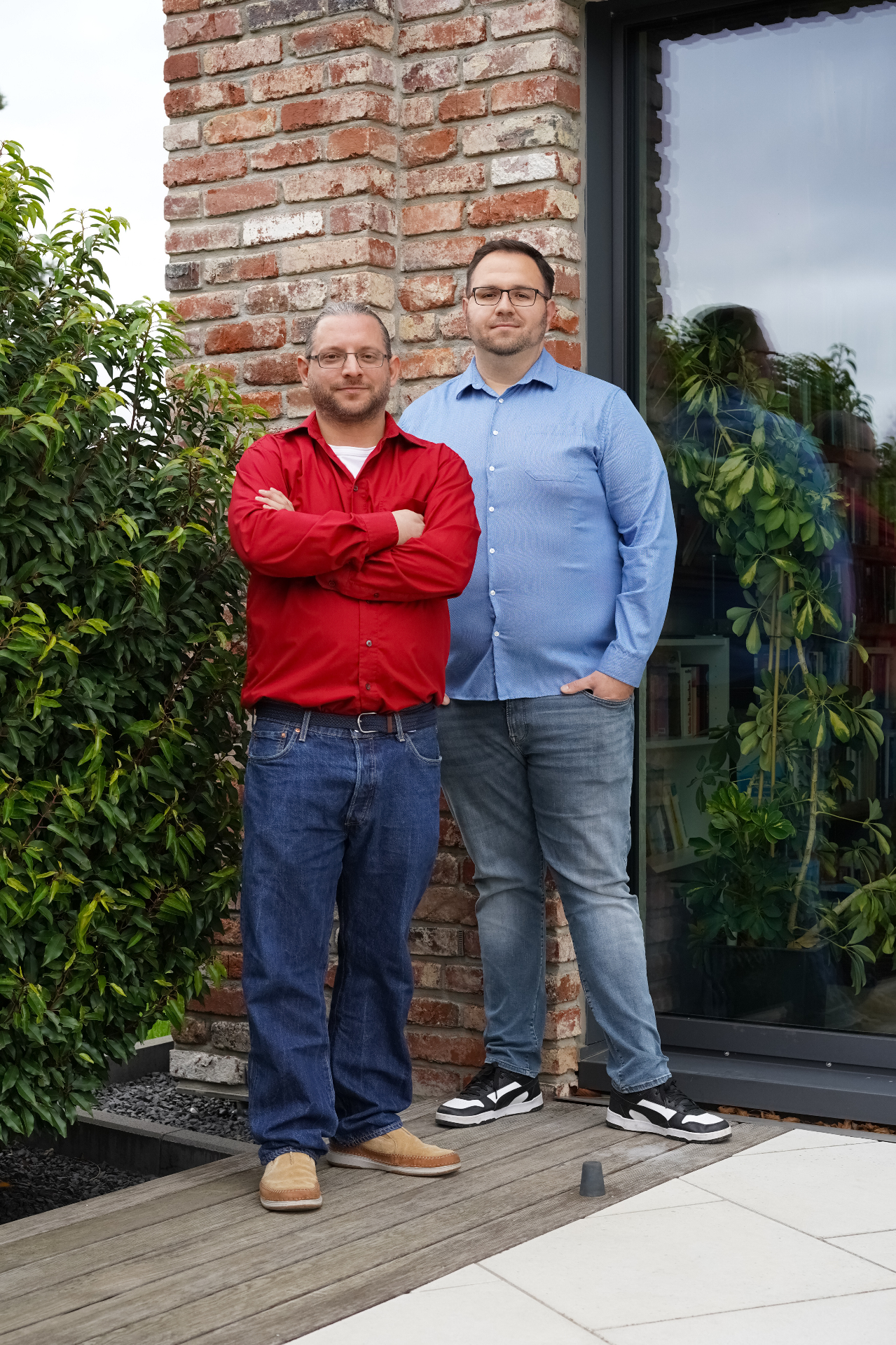 Marcus Wohlgemuth und Dorian Bauer, Geschäftsführer der HTE